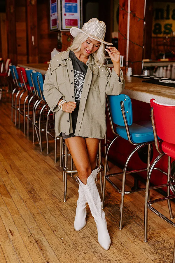 Meant To Appeal Embellished Button Up sold by Impressions product image thumbnail 5