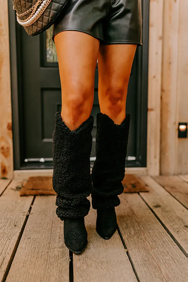 The Raelynn Sherpa Knee High Boot In Black sold by Impressions product image thumbnail 4