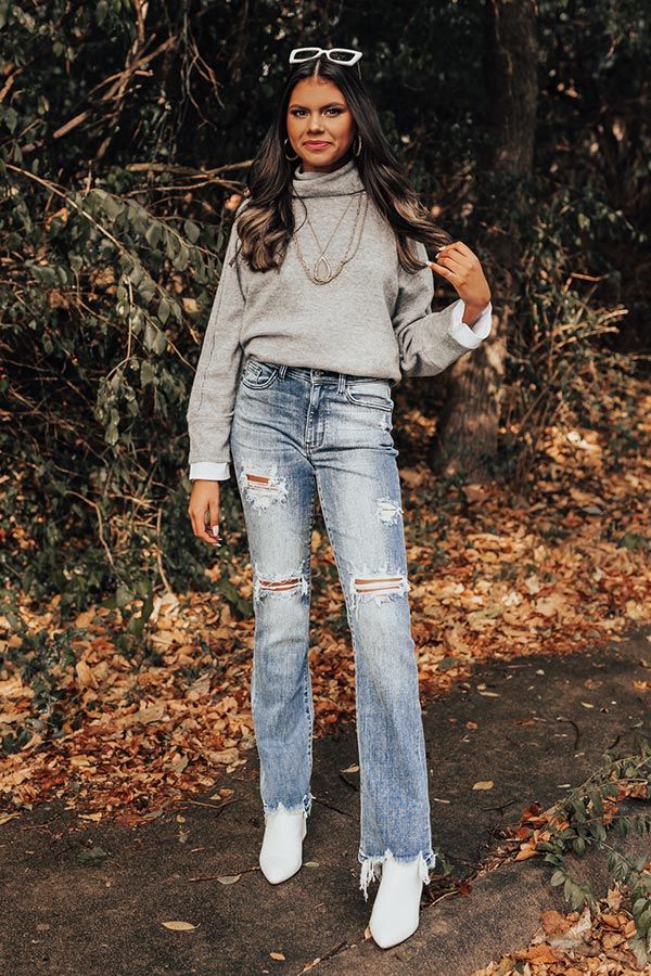 The Alexa Midrise Distressed Jean sold by Impressions