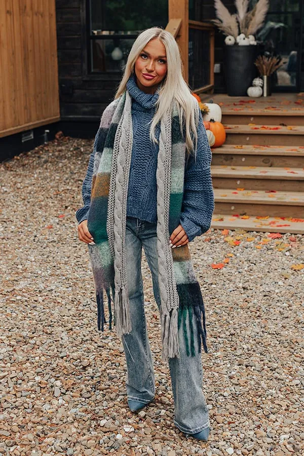 Early Start Knit Scarf In Grey sold by Impressions product image thumbnail 2