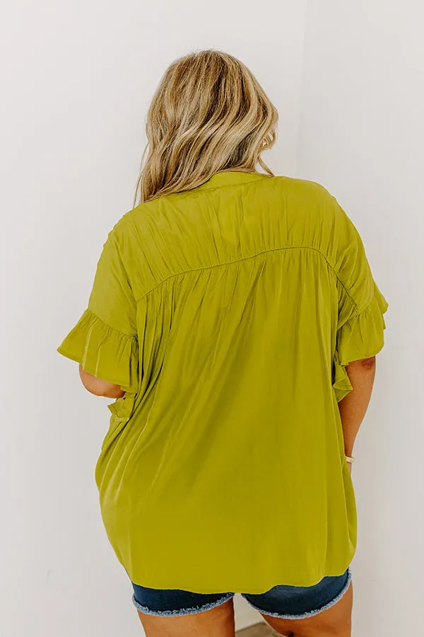Summer Breeze Shift Top in Lime Punch Curves sold by Impressions product image thumbnail 3