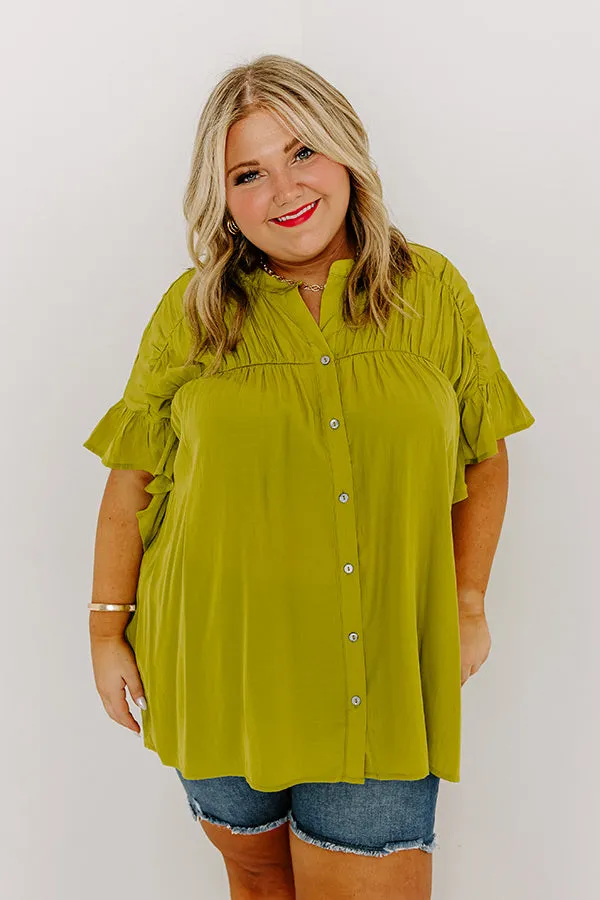 Summer Breeze Shift Top in Lime Punch Curves sold by Impressions product image thumbnail 4