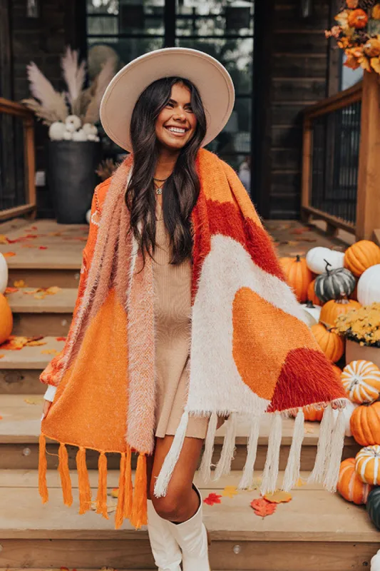 Cozier Than Most Eyelash Knit Scarf In Rust sold by Impressions