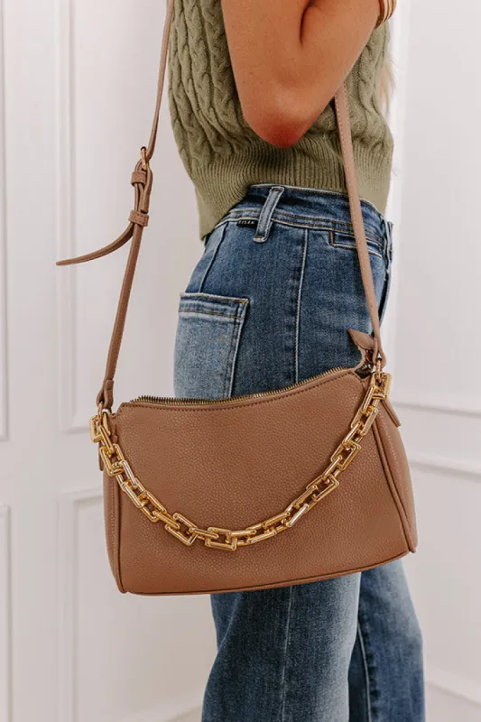 Pretty Personality Faux Leather Purse In Taupe sold by Impressions