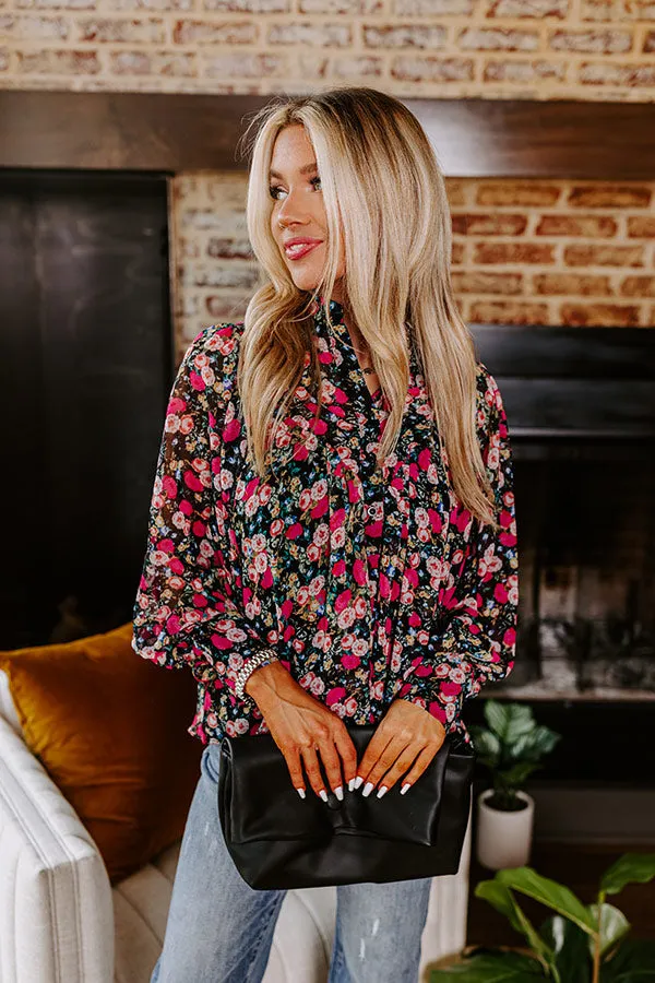 Creative Pursuits Floral Button Up sold by Impressions