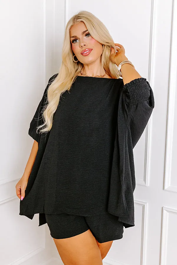 Boardwalk Bliss Shift Top in Black Curves sold by Impressions product image thumbnail 4