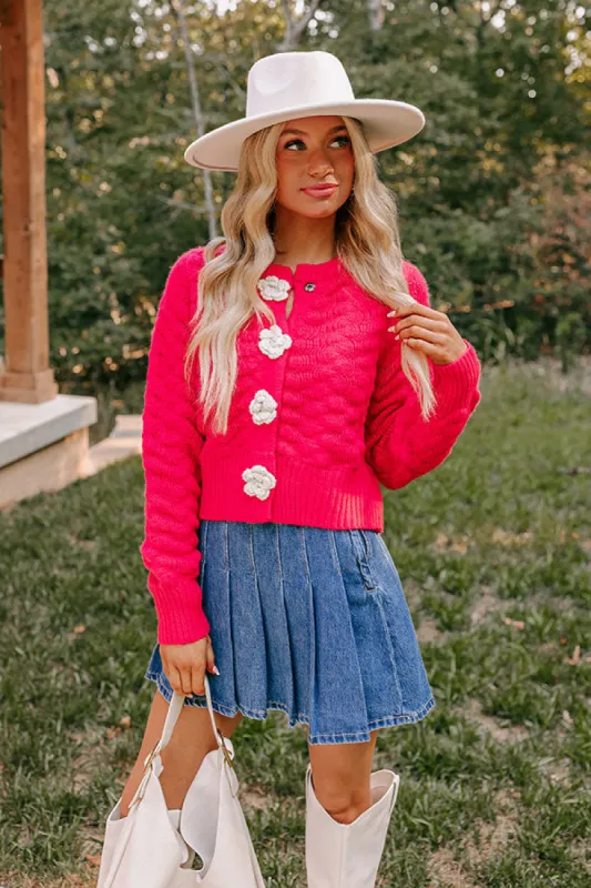 Sweet Serendipity Knit Sweater in Bright Red sold by Impressions