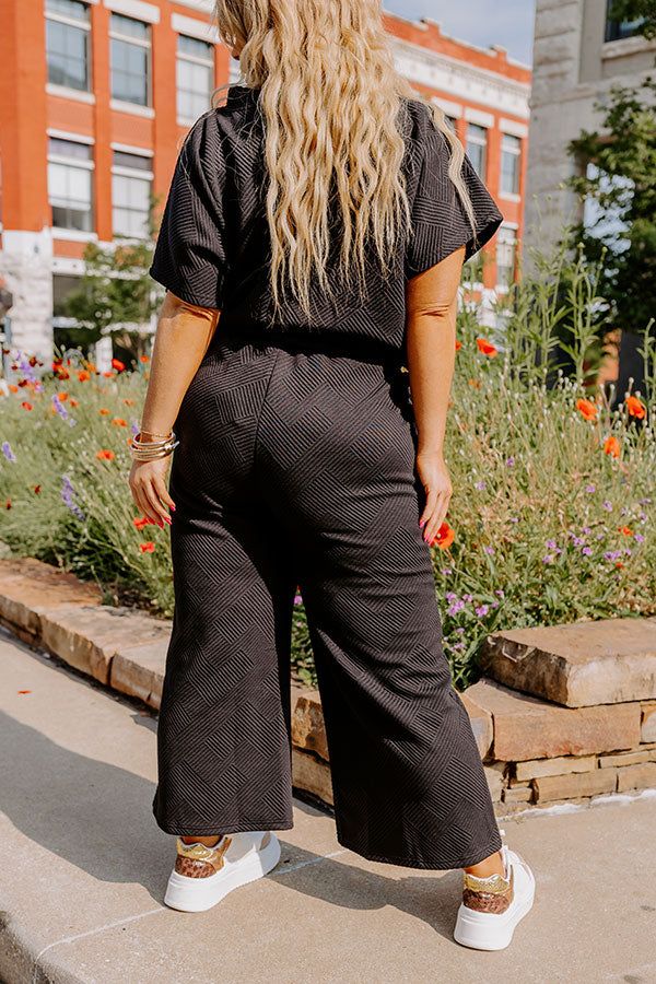 Lattes First High Waist Trousers in Black Curves sold by Impressions product image thumbnail 4