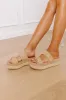 The Ariana Raffia Woven Sandal sold by Impressions