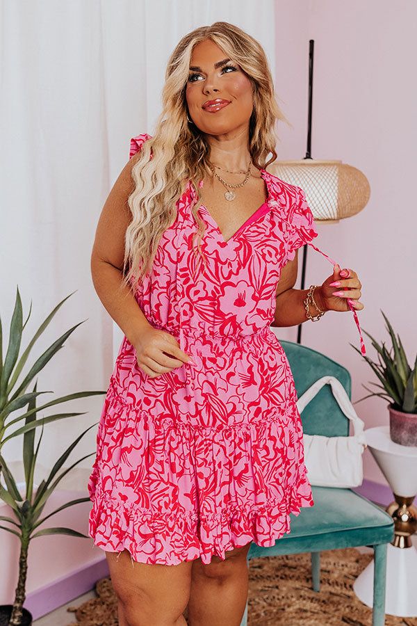 Parisian Promenade Dress in Pink Curves sold by Impressions product image thumbnail 4