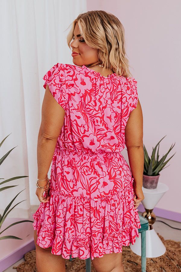 Parisian Promenade Dress in Pink Curves sold by Impressions product image thumbnail 5