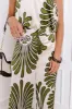 Hawaiian Paradise Satin High Waist Pants In Olive sold by Impressions