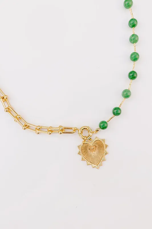 Intricate Heart Charm Necklace sold by Impressions