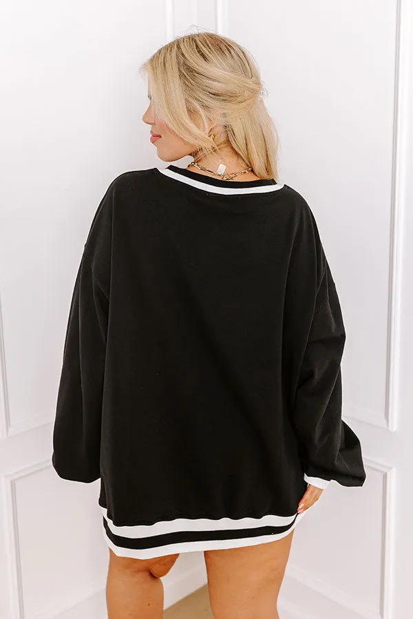 Touch Down Moment Oversized Sweatshirt Curves sold by Impressions product image thumbnail 4