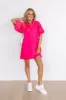 Talk Of The Town Mini Dress in Rose sold by Impressions
