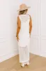 Paradise Path Crochet Maxi Dress in Cream sold by Impressions