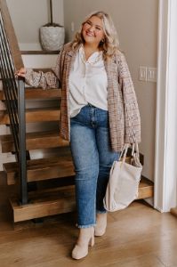The Kim High Waist Straight Leg Jean Curves sold by Impressions