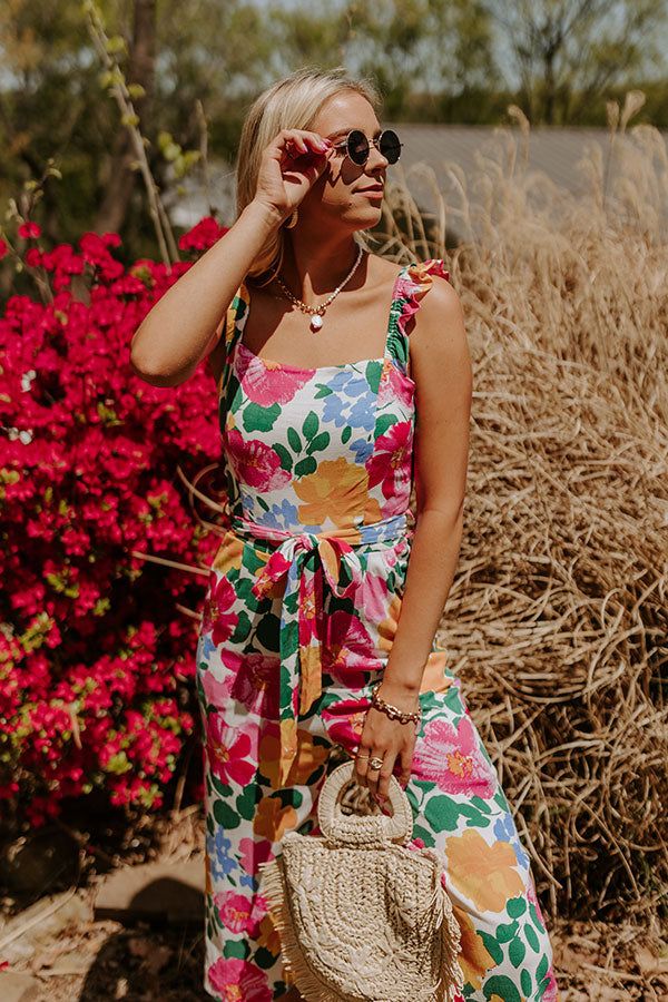 Gramercy Garden Jumpsuit in Pink sold by Impressions product image thumbnail 5