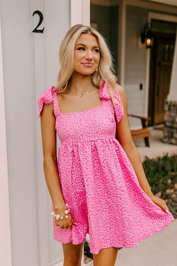 Flower Power Jacquard Mini Dress sold by Impressions product image thumbnail 4