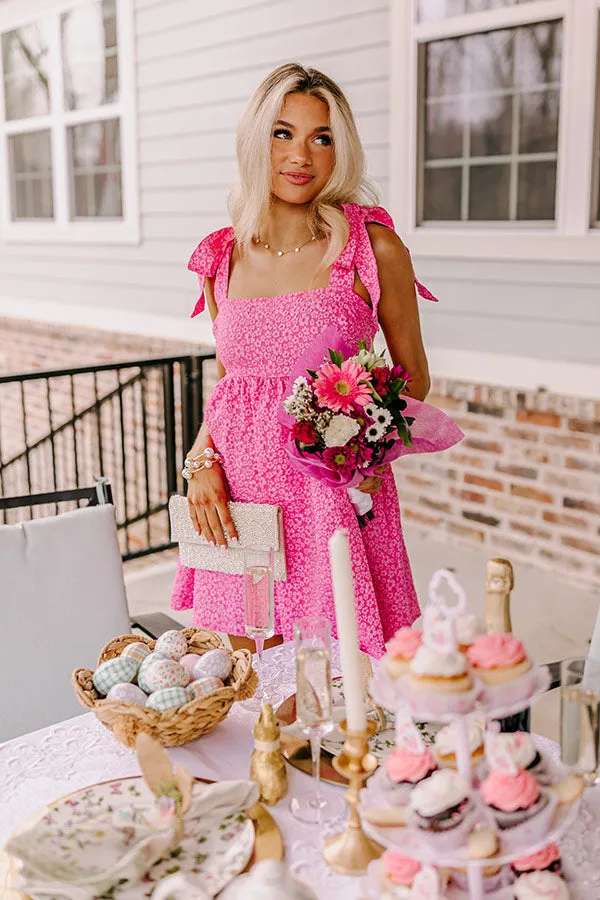 Flower Power Jacquard Mini Dress sold by Impressions