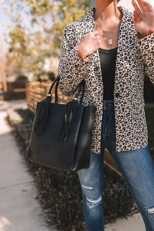 Style Profile Faux Leather Tote In Black sold by Impressions