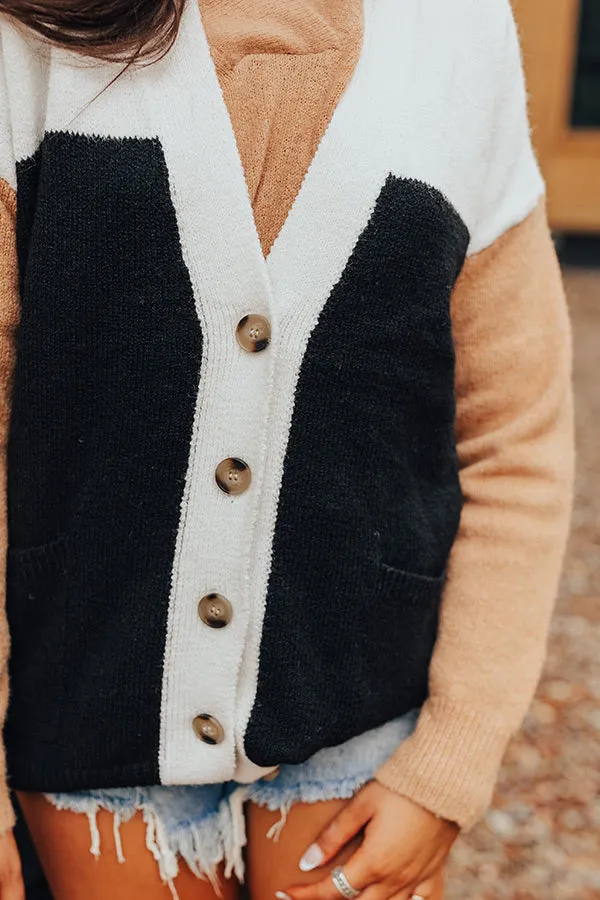 Cozy Darling Colorblock Cardigan sold by Impressions product image thumbnail 5