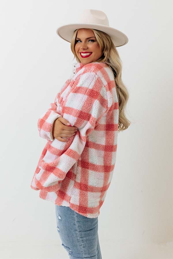 Candlelight Cozy Sherpa Pullover Curves sold by Impressions product image thumbnail 2