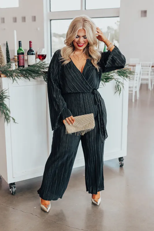 Penthouse Promises Pleated Jumpsuit Curves sold by Impressions