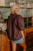 Paris Nights Button Up in Windsor Wine sold by Impressions