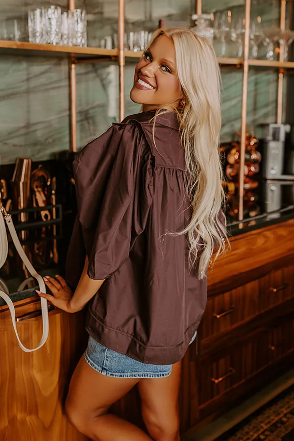 Paris Nights Button Up in Windsor Wine sold by Impressions product image thumbnail 2