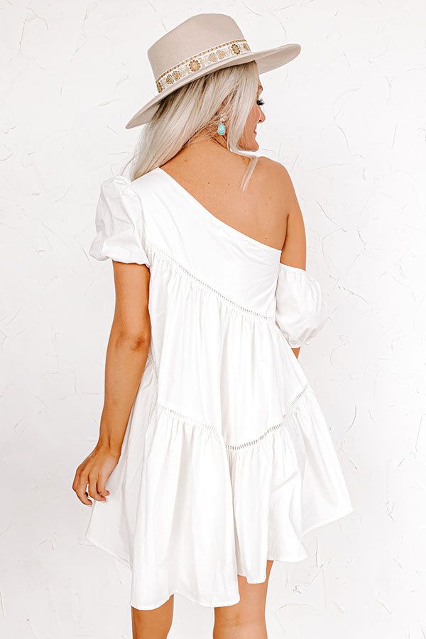 Champagne Boardwalk Mini Dress In Ivory sold by Impressions product image thumbnail 5