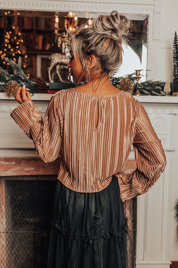 Bubbly And Blissful Pleated Top sold by Impressions product image thumbnail 5