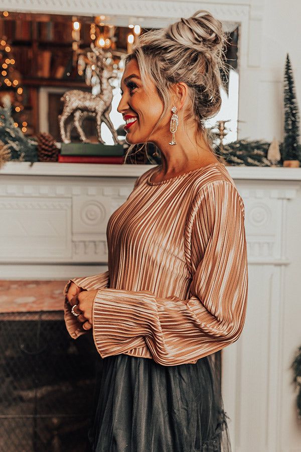 Bubbly And Blissful Pleated Top sold by Impressions product image thumbnail 3