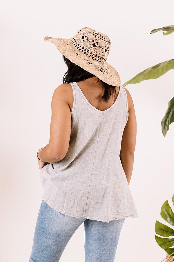 Wish On A Star Shift Tank In Grey sold by Impressions product image thumbnail 5