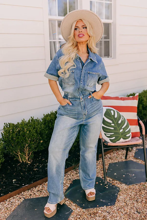Judy Blue The Lyla Denim Jumpsuit Curves sold by Impressions product image thumbnail 2