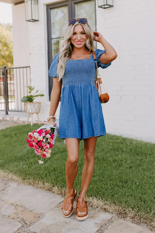 Allure Avenue Denim Romper sold by Impressions