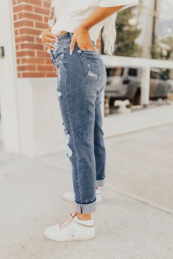 The Perez Midrise Distressed Jean sold by Impressions product image thumbnail 3