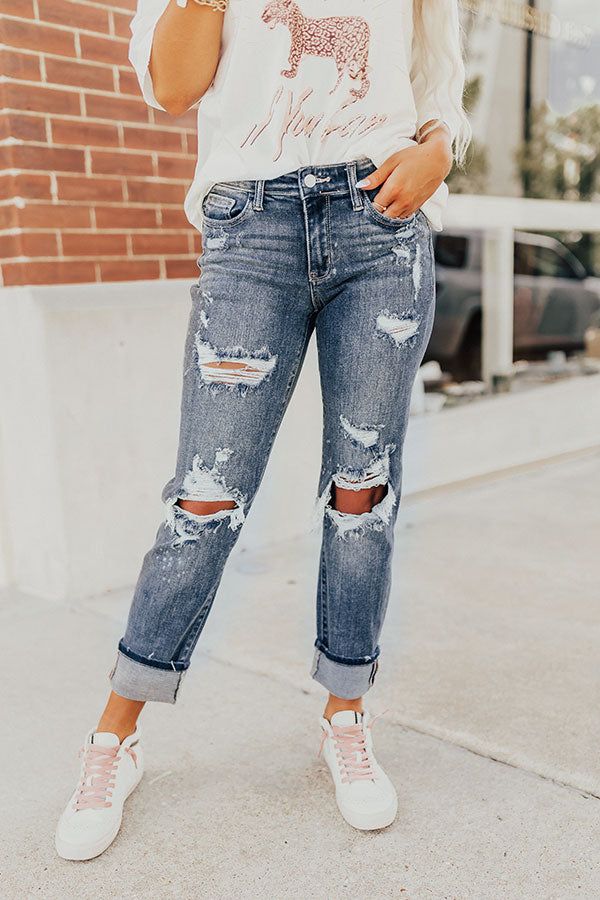 The Perez Midrise Distressed Jean sold by Impressions product image thumbnail 2
