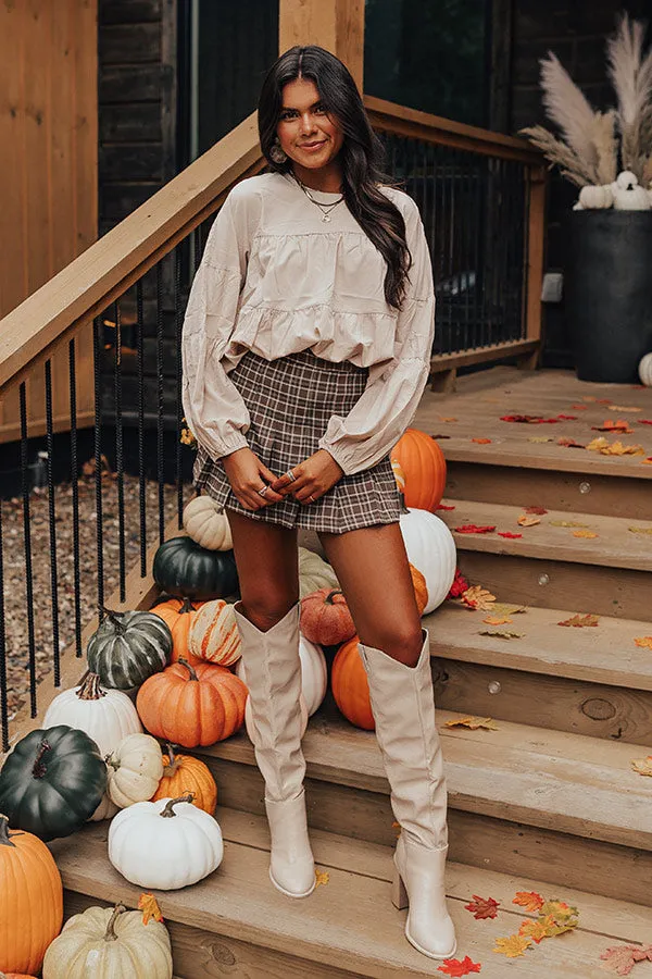 Ever So Posh Shift Top In Champagne sold by Impressions product image thumbnail 3