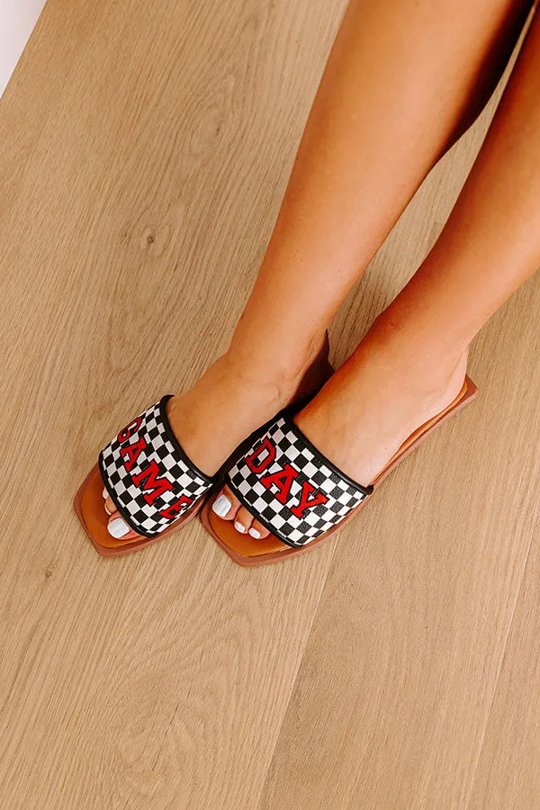 Game Day Faux Leather Embroidered Sandal sold by Impressions product image thumbnail 2