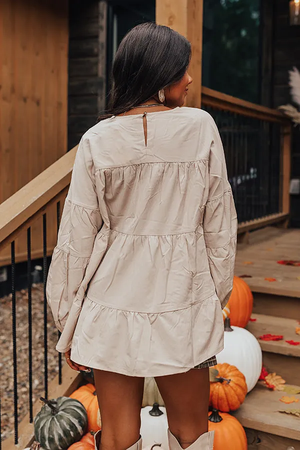 Ever So Posh Shift Top In Champagne sold by Impressions product image thumbnail 4