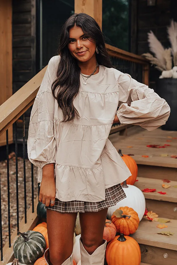 Ever So Posh Shift Top In Champagne sold by Impressions product image thumbnail 2