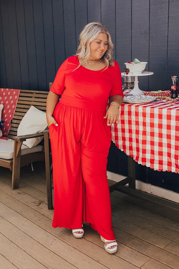 Backyard BBQ Jumpsuit Curves sold by Impressions
