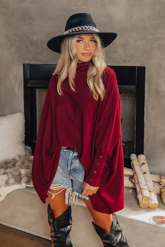 For The Record Shift Tunic In Wine sold by Impressions