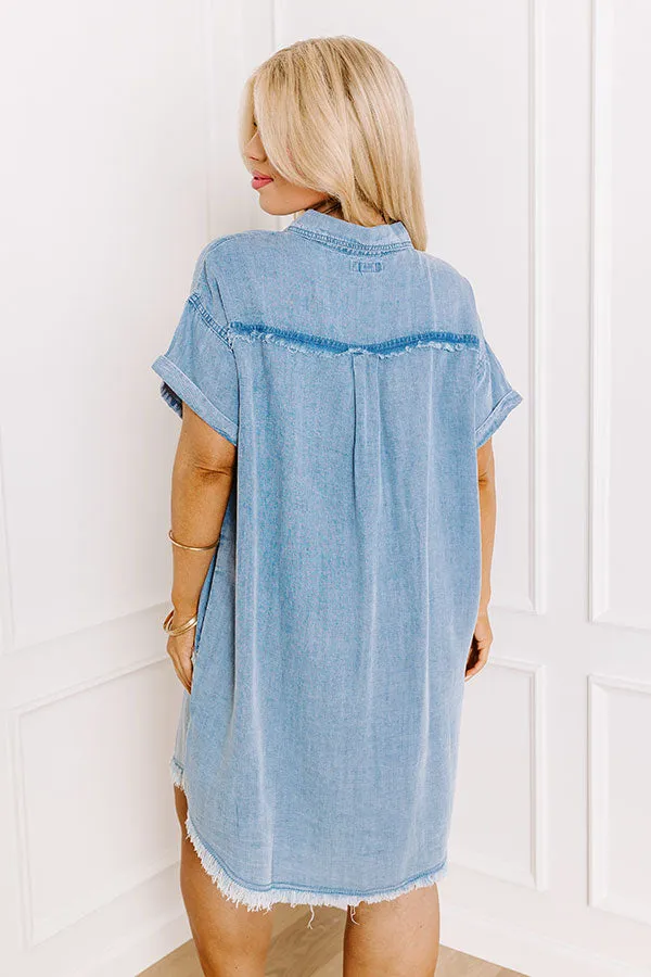 Cafe Chic Chambray Mini Dress Curves sold by Impressions product image thumbnail 5