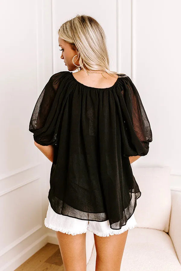Midtown Moment Chiffon Shift Top sold by Impressions product image thumbnail 5