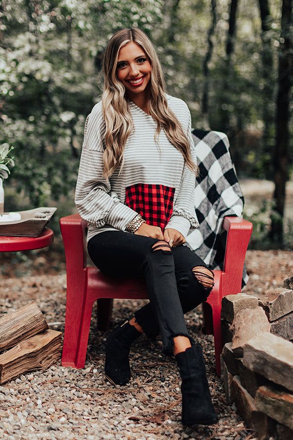 Chasing Cooler Weather Stripe Hoodie sold by Impressions product image thumbnail 5