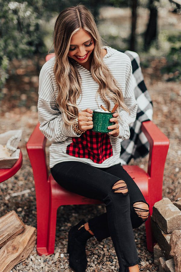 Chasing Cooler Weather Stripe Hoodie sold by Impressions