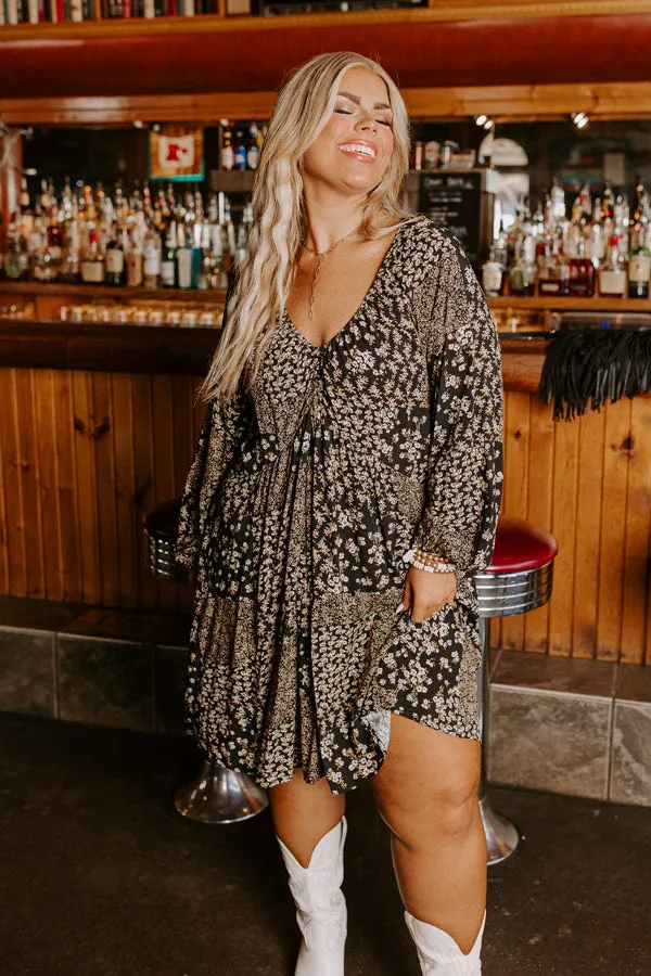 Swift And Chic Floral Mini Dress Curves sold by Impressions