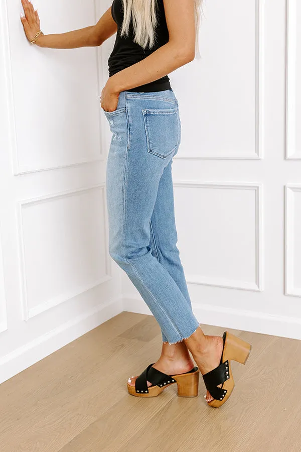 Lovervet Lainey High Waist Distressed Straight Leg Jean sold by Impressions product image thumbnail 3